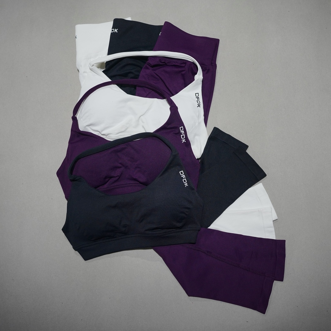Pilates Yoga Set - DFDK Women's Lace-Up 2Pcs Activewear Set,