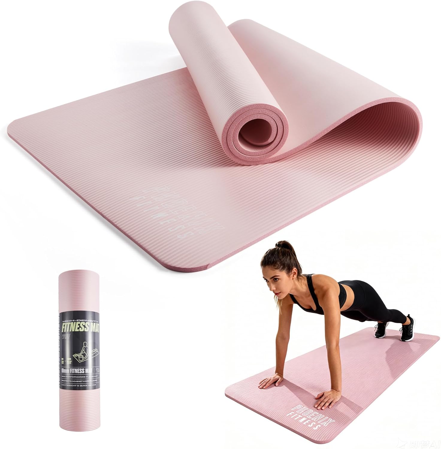 Pilates Yoga Hiit - NBR Yoga Mat 15mm Extra Thick