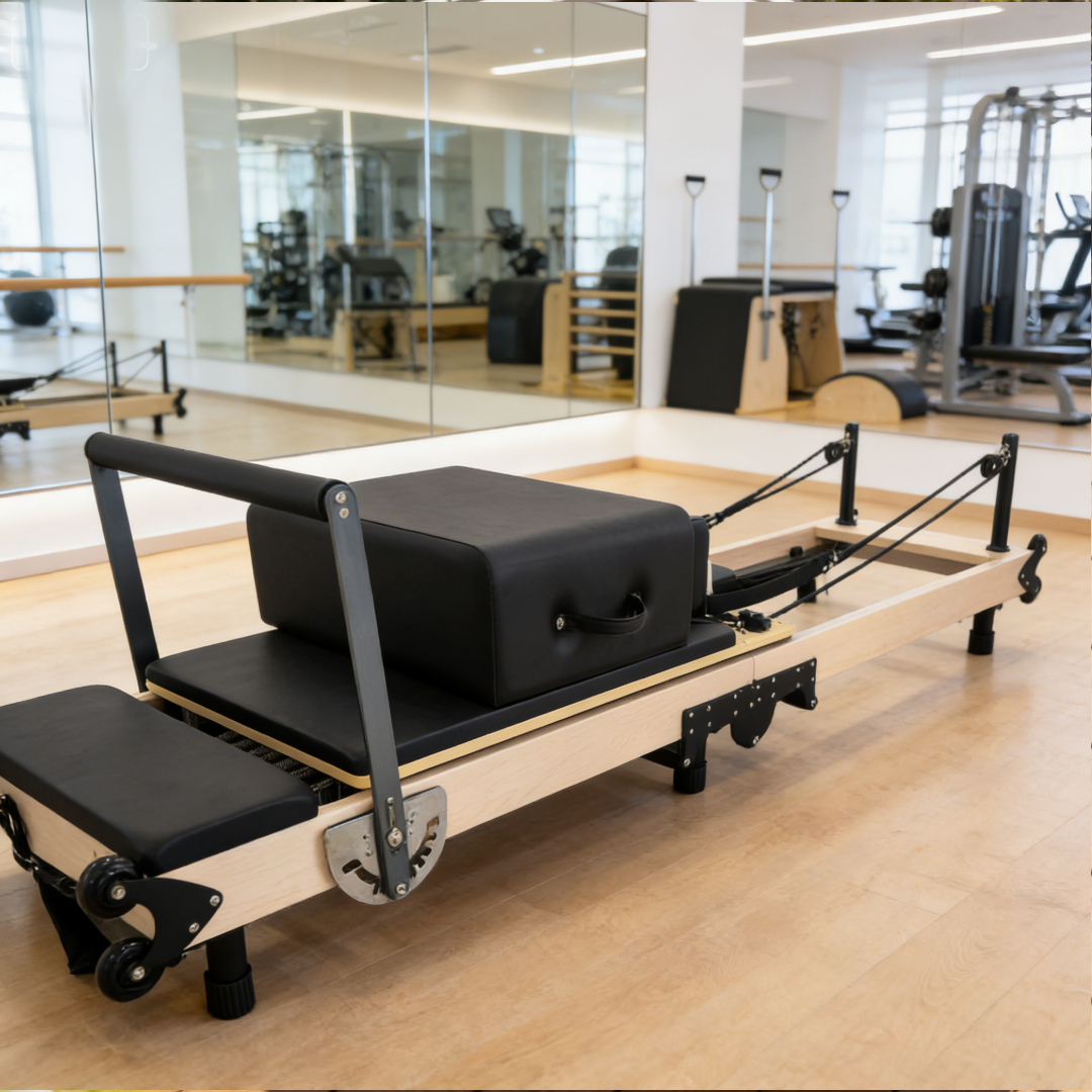 Pilates & Yoga With Katja Youtube - Multifunctional Foldable Maple Pilates Reformer, Portable