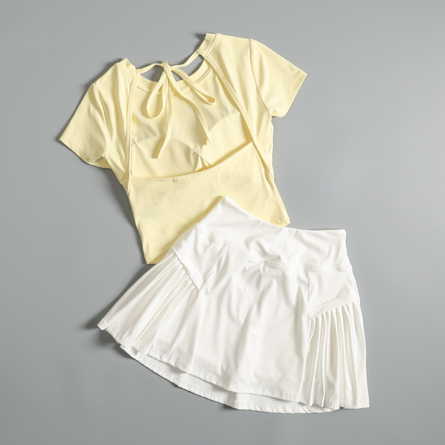 Pilates Yoga Morning - Tennis fitness suit for women summer