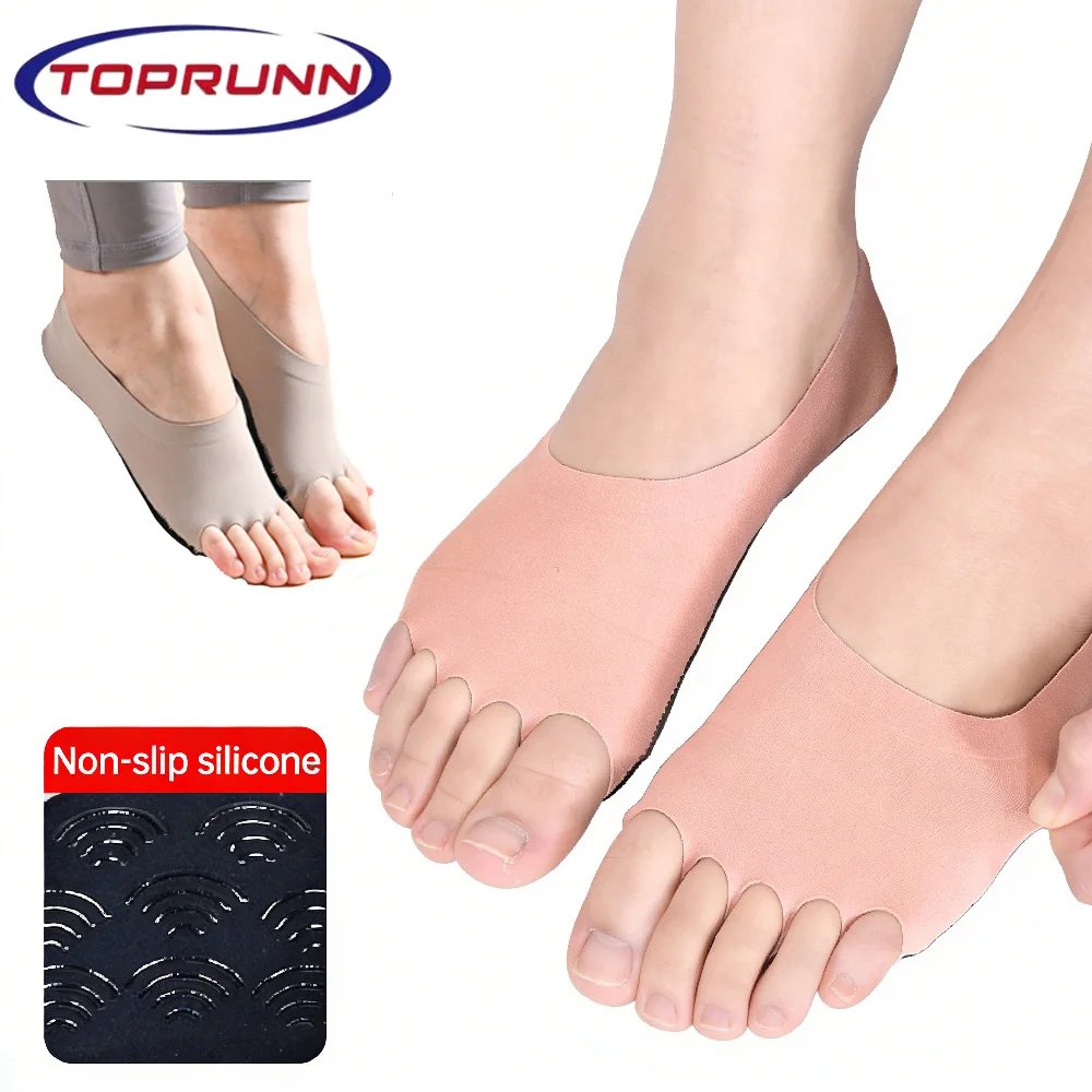 Pilates Yoga Training - 1Pair Toeless Yoga Socks for Women,Pilates