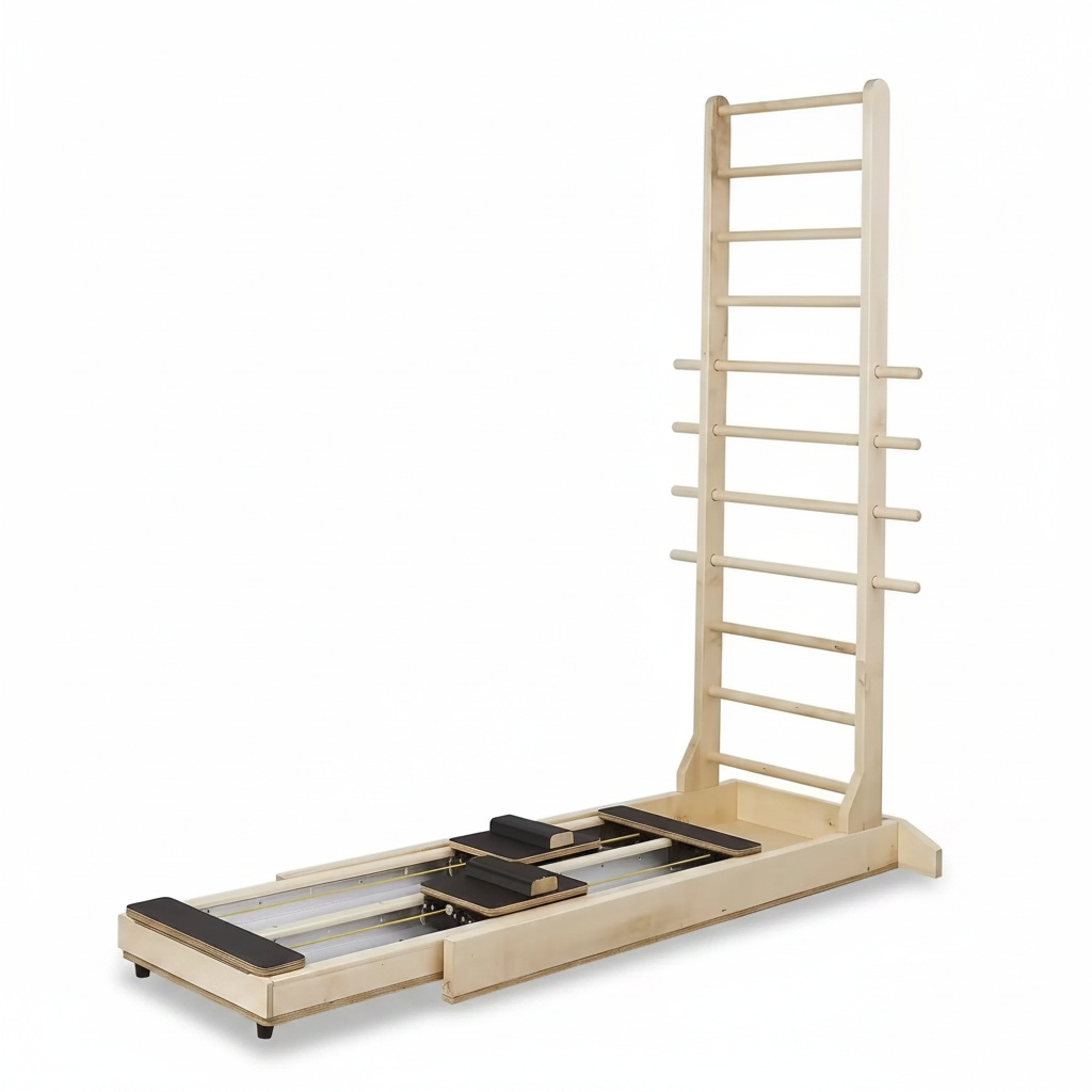 Pilates Yoga Fitness - Pilates Reformer, Maple Wood Dual-Track Core