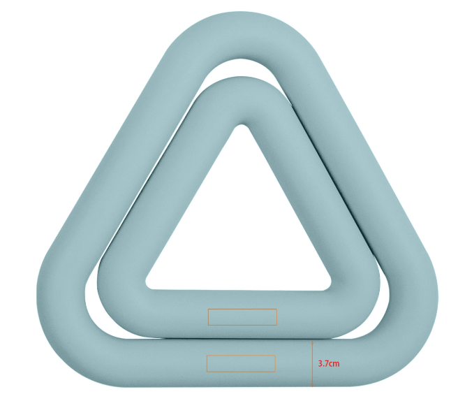 Triangle Iron Ring Yoga Weight - Pilates Yoga Training review and price
