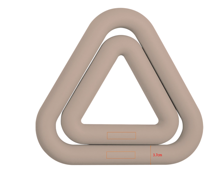 Triangle Iron Ring Yoga Weight - Pilates Yoga Training review and price