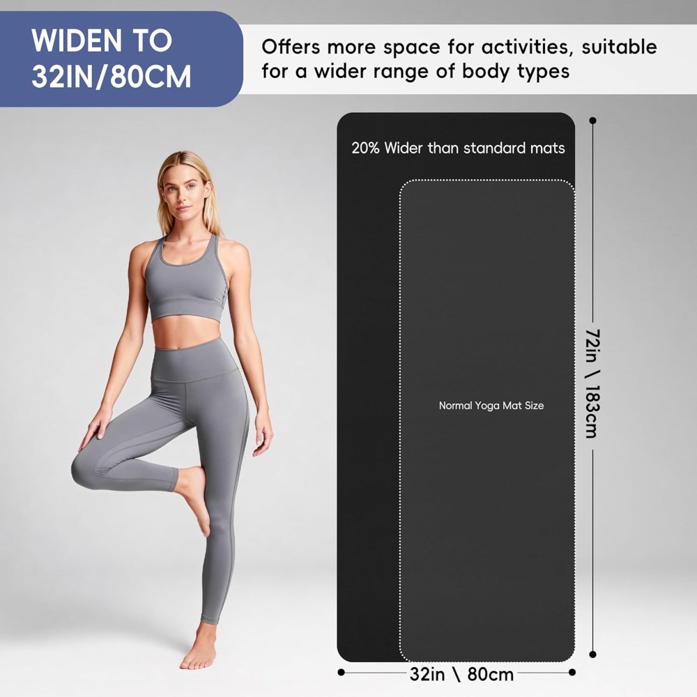 Extra Wide Yoga Mat 72