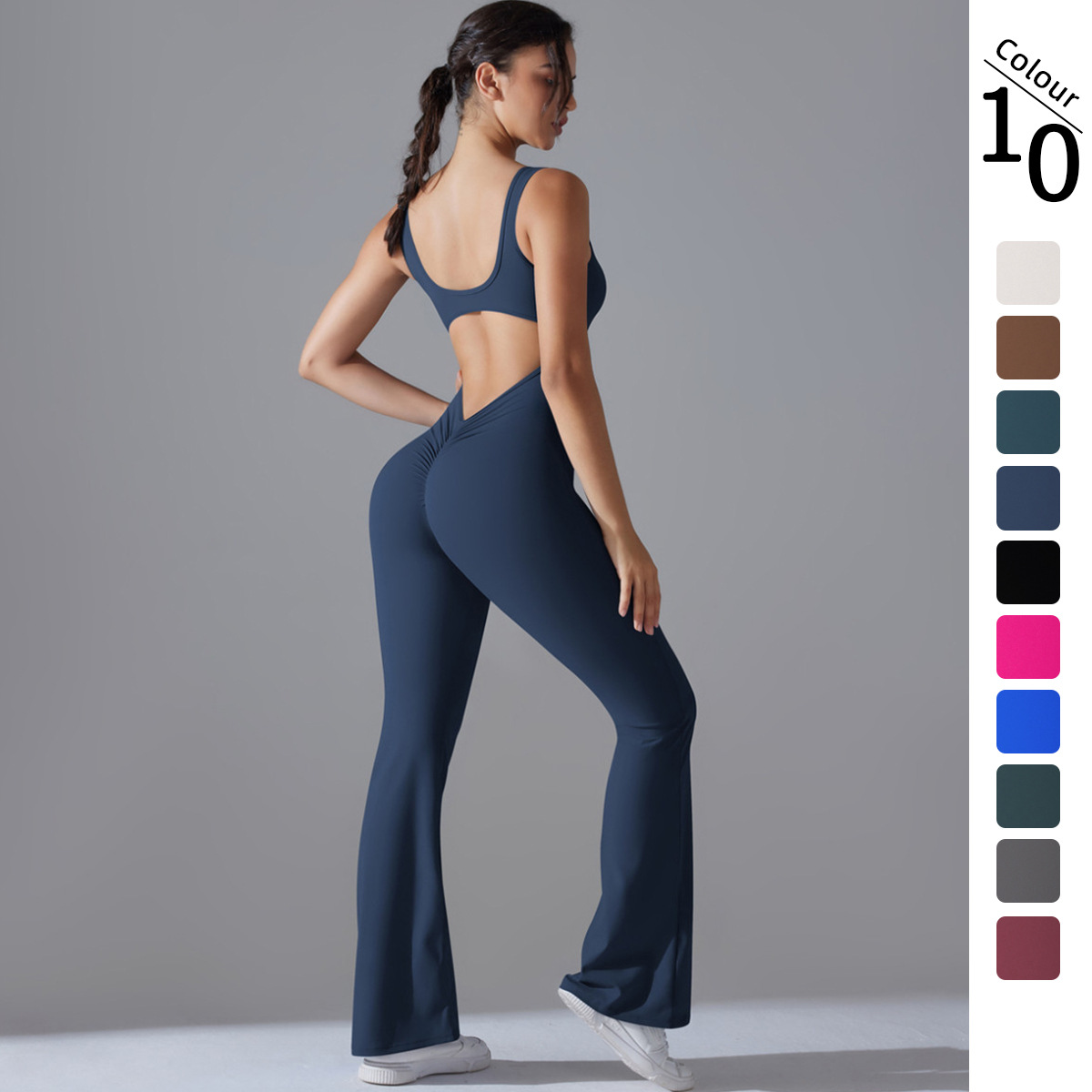 Sexy Back V Jumpsuit Gym Set W - Pilates Yoga Set review and price