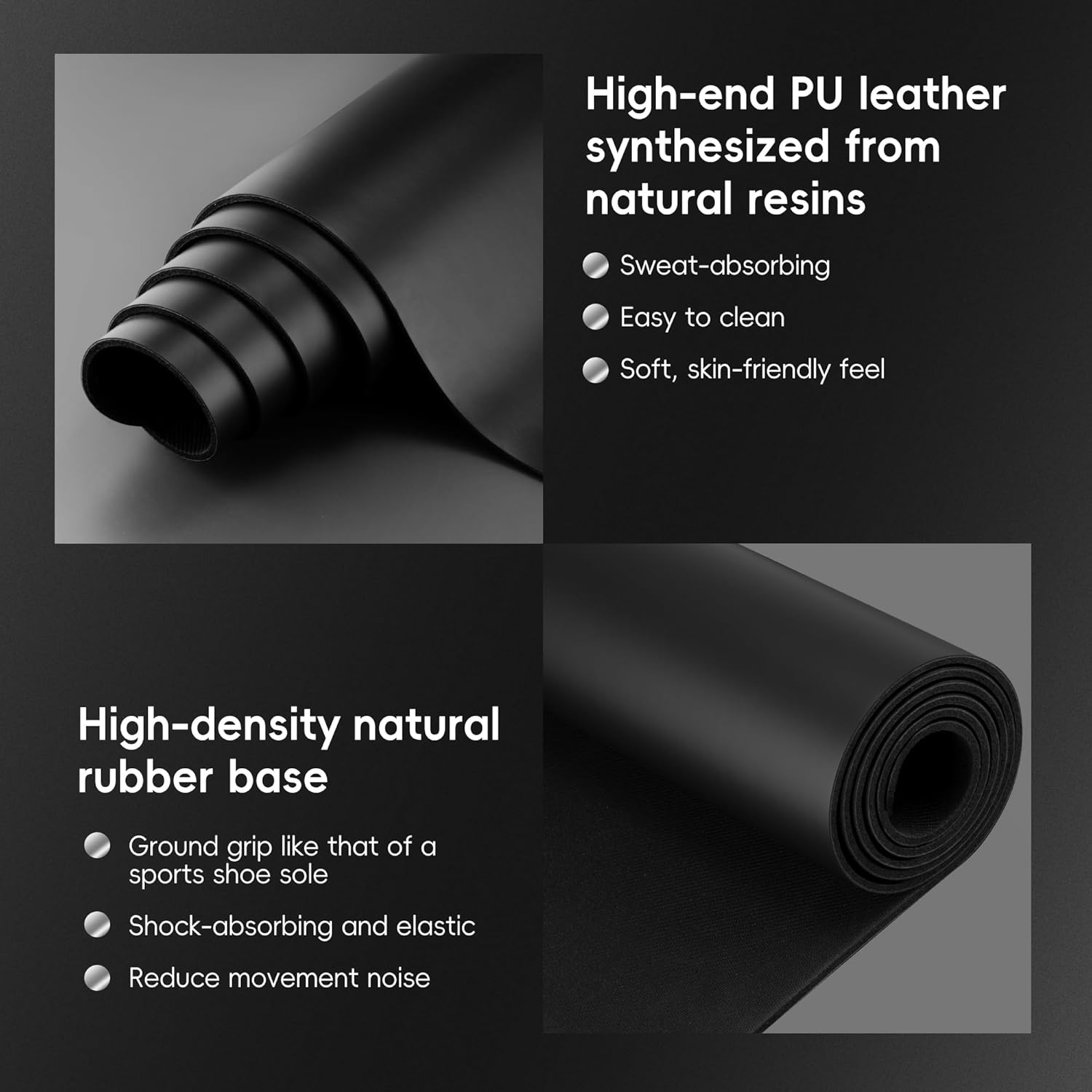 Non Slip Yoga Mat 5mm Thick, P - Pilates Yoga Hiit review and price