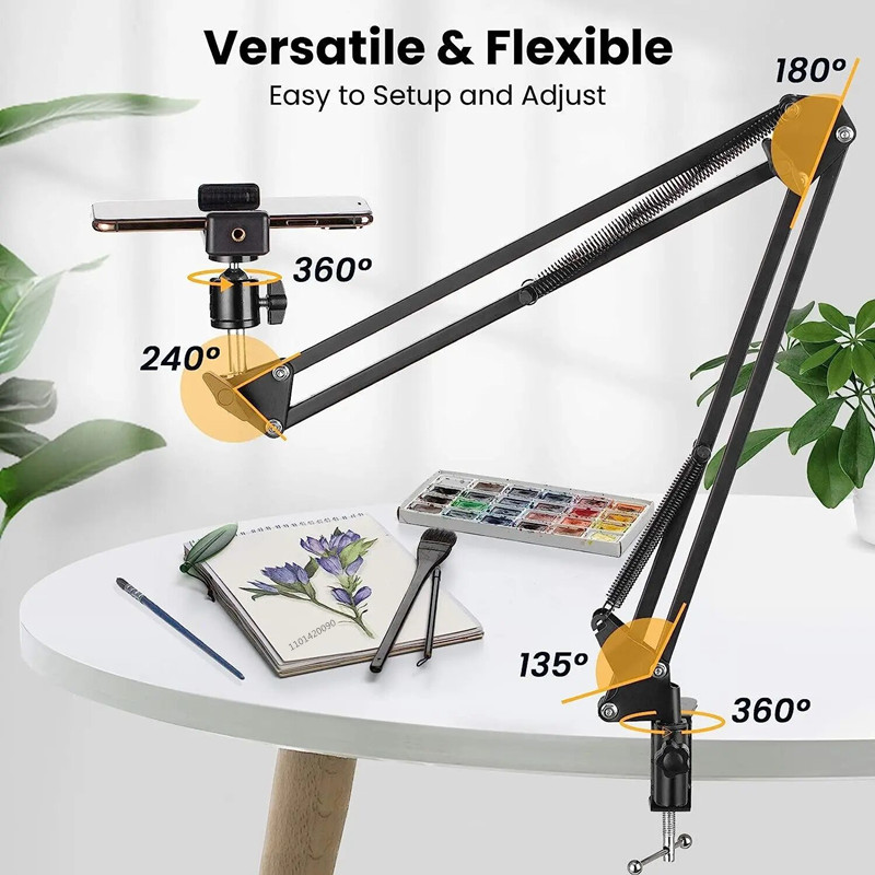 Flexible Arm Tripod For Phone  - Inversion Table Fold review and price