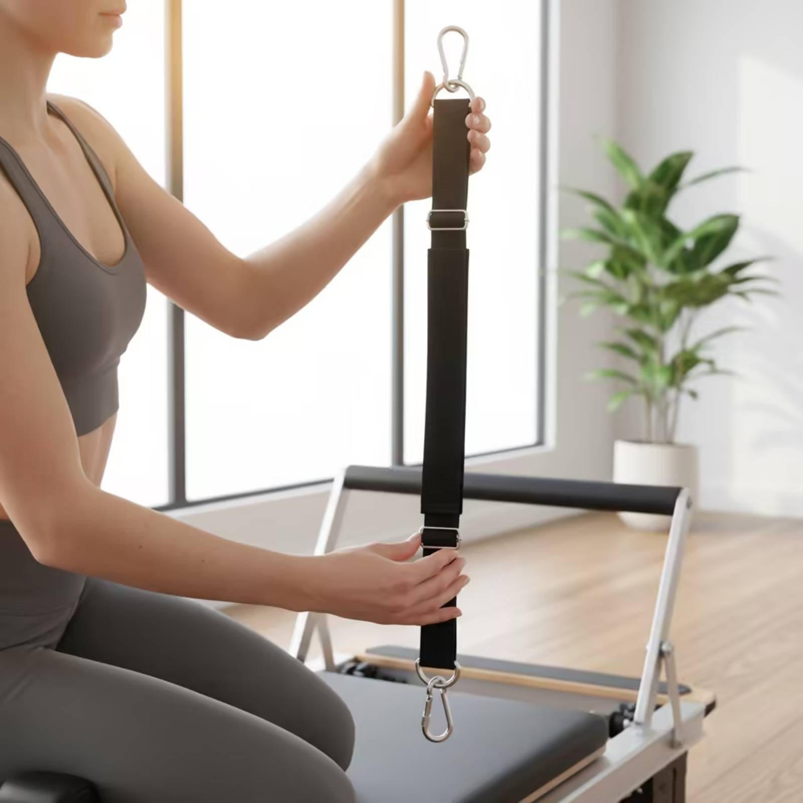 Adjustable Hook Strap Stitched - Pilates & Yoga With Katja Youtube review and price