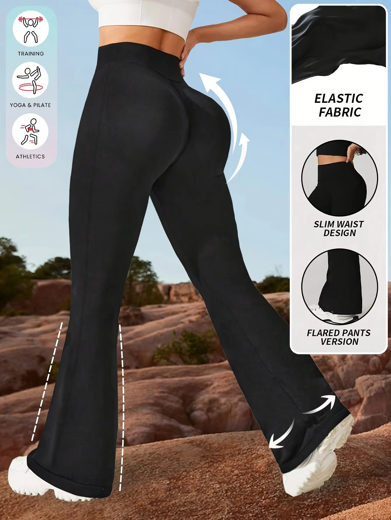 Womens Yoga Pants Flared Leggi - Pilates In Yoga Pants review and price