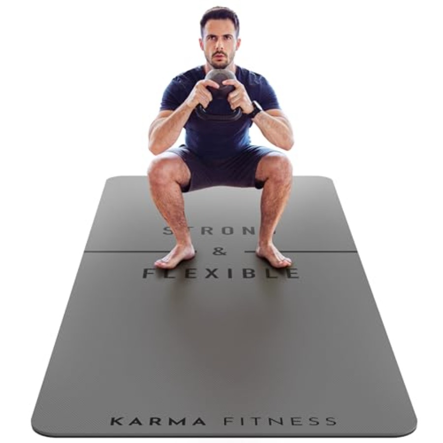 Large Exercise Mat Extra Thick - Pilates Yoga Hiit review and price