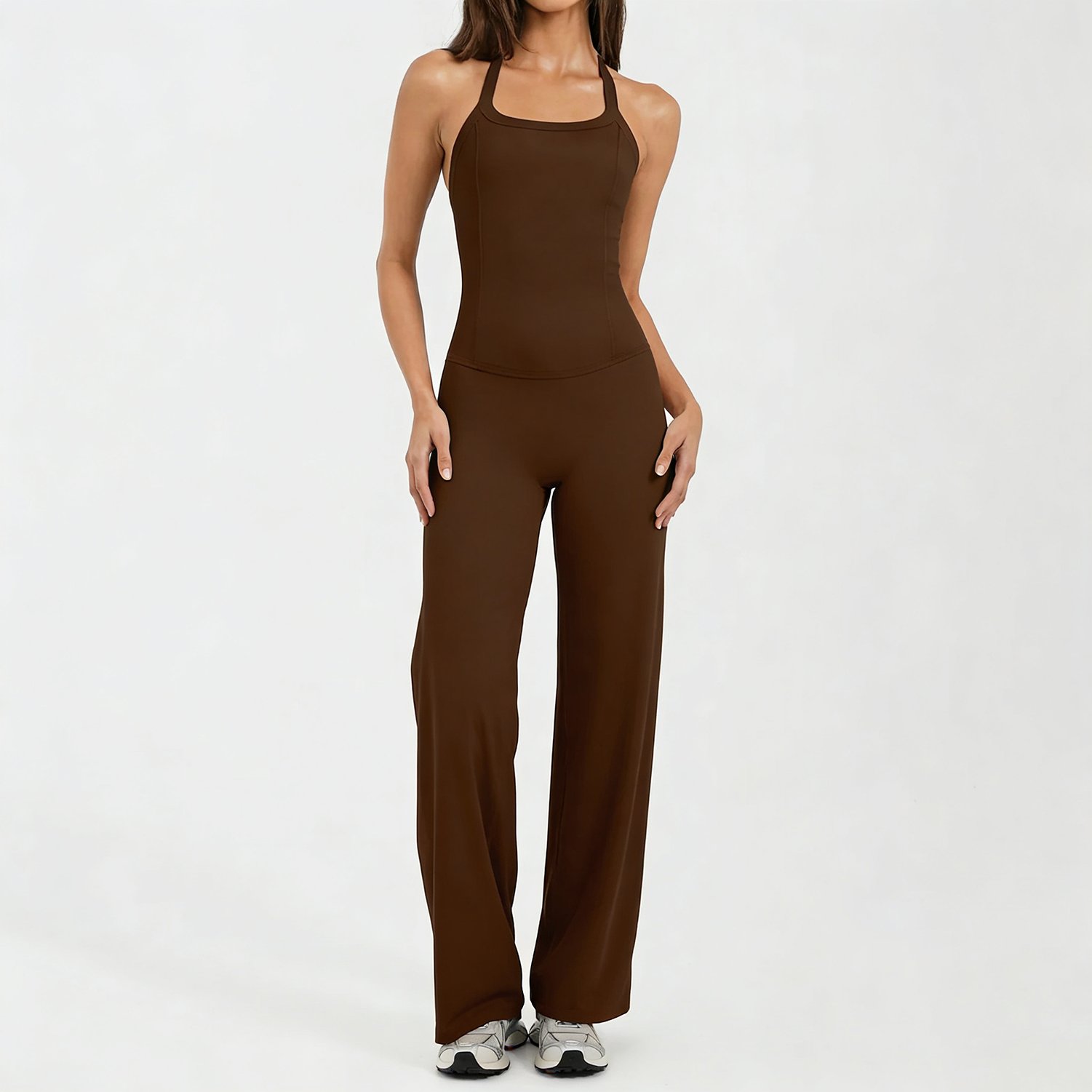 Halter Yoga Vest Shockproof GY - Pilates In Yoga Pants review and price