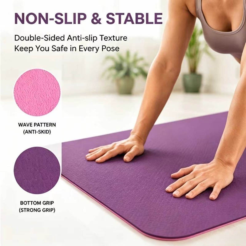 Yoga Mats Anti-slip Sport Fitn - Pilates Yoga Fitness review and price